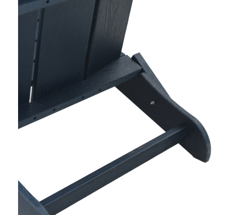 3 Daļu Dārza Atpūtas Komplekts Tumši Zils Hdpe Vidaxl