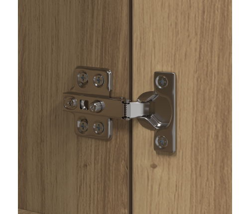 Virtuves Skapis Mākslinieku Ozols 60X50X180 Cm Tīrs Koks Vidaxl