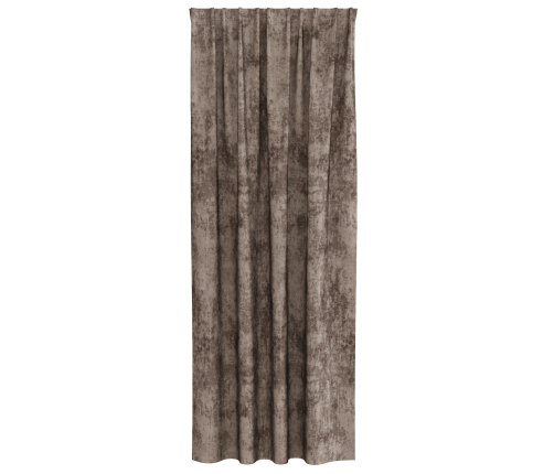 Velveta Aizkari 2 Gab. Ar Stieņa Kabatu Kafijas Krāsā 260X140 Cm Vidaxl