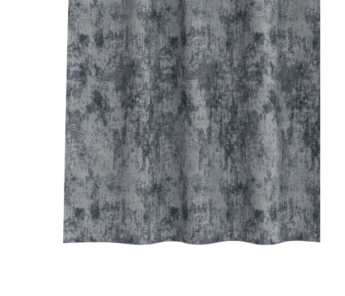 2 Gab. Samta Aizkari Ar Acīm Sudraba Pelēks 260X140 Cm Vidaxl