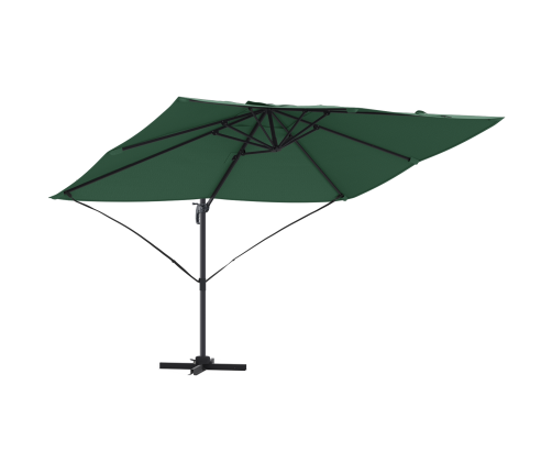 Zaļais Kanteleveris Lietussargs Zaļš Vidaxl