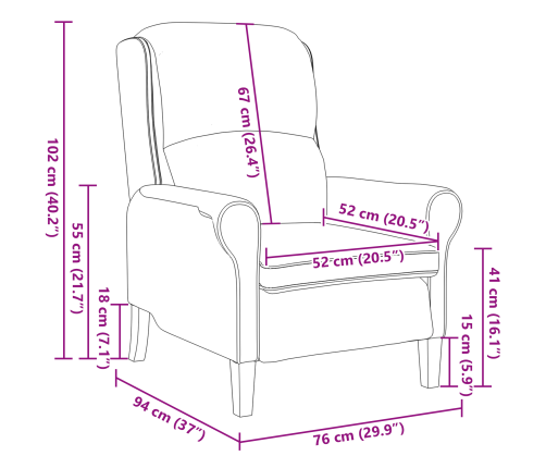 Zils Atzveltnes Krēsls Zils Audums, Koks Standarts Ergonomisks Vidaxl