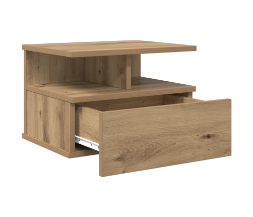 Vidaxl Piekaramais Naktsgaldiņš Mākslinieciskajā Ozolā 40X31X27 Cm