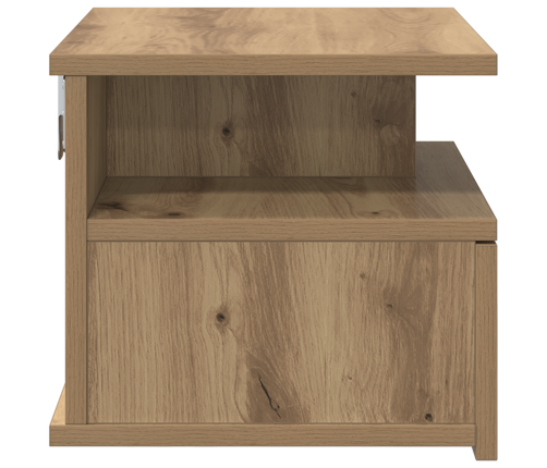 Vidaxl Piekaramais Naktsgaldiņš Mākslinieciskajā Ozolā 40X31X27 Cm