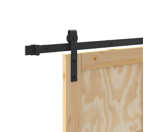 Bīdāmās Durvis Ar Aparatūras Komplektu 83X232 Cm Cietais Koks Priežu Vidaxl