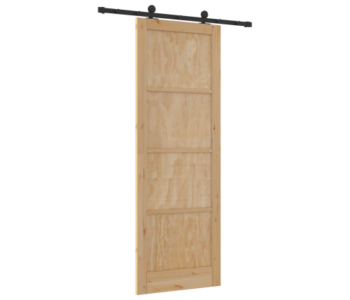 Bīdāmās Durvis Ar Rīku Komplektu 'Orkdal'masīvkoka Priede Vidaxl