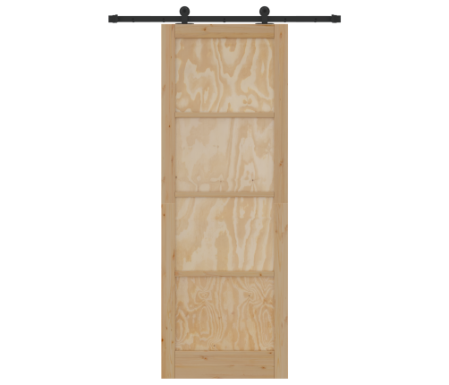 Bīdāmās Durvis Ar Rīku Komplektu 'Orkdal'masīvkoka Priede Vidaxl