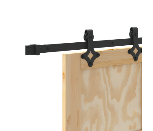 Bīdāmās Durvis Ar Piederumu Komplektu 'Orkdal'masīvkoka Priede Vidaxl