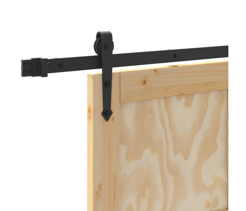 Bīdāmās Durvis Ar Aparatūras Komplektu 'Orkdal'cietais Koks Priedes Vidaxl