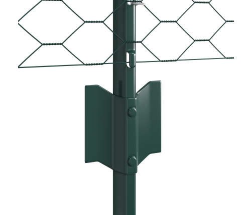 Žoga Stabi 5 Gab U-Veida Dzelzs Zaļā Krāsā 80 Cm Vidaxl