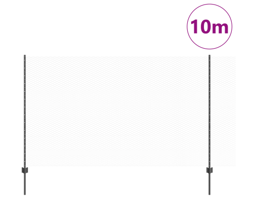 Žoga Stabi 10 Gabali U-Kanāls Pelēks 140 Cm Tērauds Vidaxl