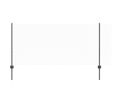 Žogu Stabi 22 Gab. U-Kanāls Pelēks 100 Cm Tērauds Vidaxl