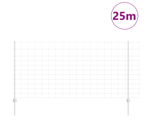 Žogu Stabi 22 Gab. U-Kanāls 120 Cm Galvanizēta Tērauda Vidaxl