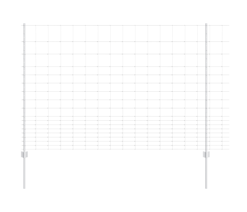 Žogu Stabi 22 Gab. U-Kanāls 150 Cm Cinkots Tērauds Vidaxl