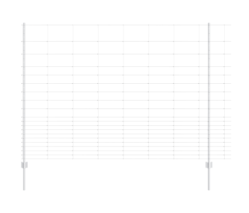 Žogu Stabi 22 Gab. U-Kanāls 160 Cm Galvanizēts Tērauds Vidaxl