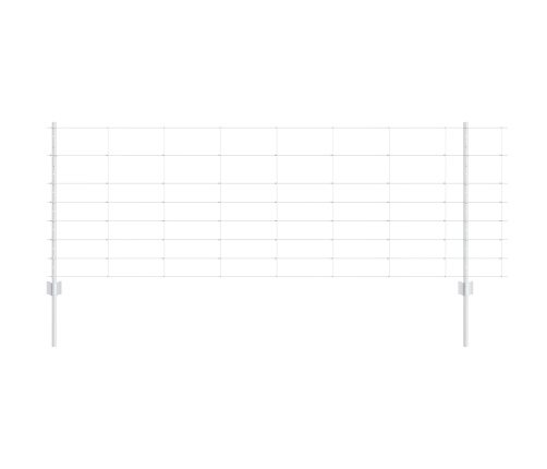 Žoga Stabi 11 Gab U-Kanāls 80 Cm Galvanizēts Tērauds Vidaxl