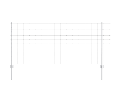 Žoga Postamenti 22 Gab. U-Kanālā 100 Cm Galvanizēts Tērauds Vidaxl