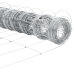 22 Gab. U-Veida Žogu Stabi 140 Cm Galvanizēts Tērauds Vidaxl
