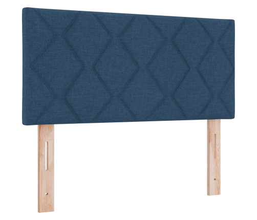 Zils Led Galvgalis Ar Dimantu Bloku Dizainu, 100 Cm Auduma