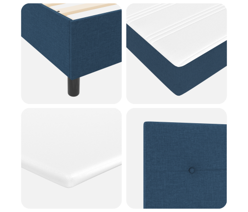 Zils Rāmis Ar Matraci 140X200 Cm Vidaxl