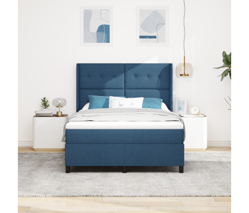 Zils Rāmis Ar Matraci 140X200 Cm Vidaxl