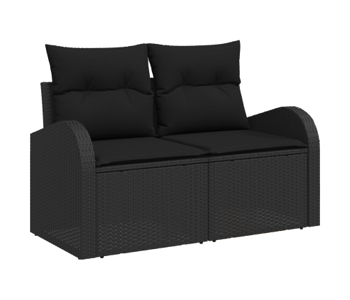 10 Daļu Dārza Dīvānu Komplekts Ar Spilveniem Bēšā Polietilēna Rotangpalmas Vidaxl