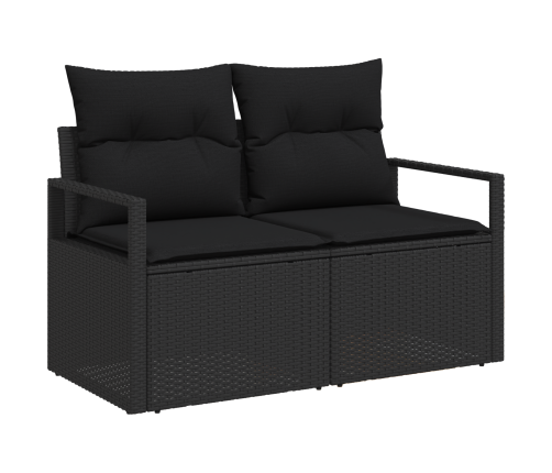 10 Gabalu Dārza Dīvānu Komplekts Ar Spilveniem Beigās Polietilēna Rotangpalma Vidaxl