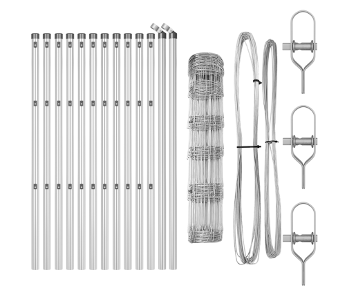 Vidaxl Kopšas Žogs 0.8X25 M Cinkota Tērauda