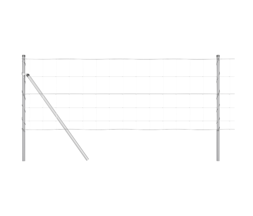 Vidaxl Kopšas Žogs 0.8X25 M Cinkota Tērauda