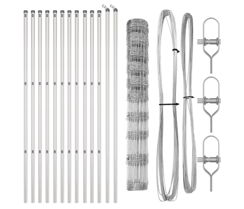 Žogs 1.2X25 M Cinkots Tērauds Vidaxl