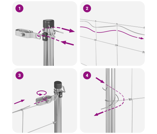 Žogs 1X100 M Cinkots Tērauds Vidaxl