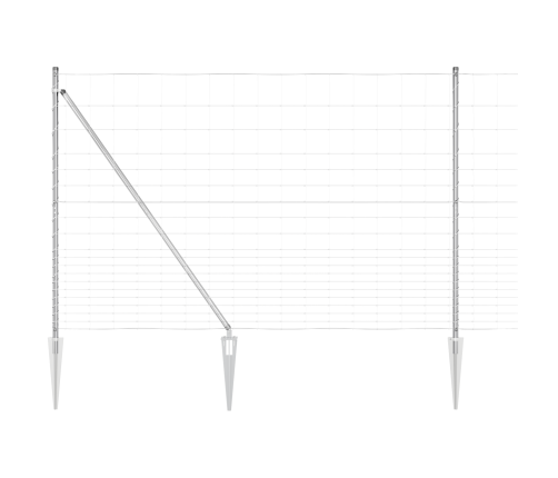Žogs 1.6X25 M Cinkota Tērauda Vidaxl