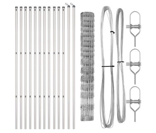 Žogs 0.8X50 M Cinkots Tērauda Vidaxl