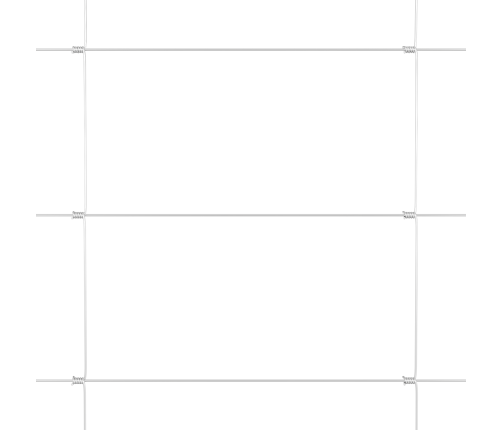 Žogs 0.8X50 M Cinkots Tērauds Vidaxl