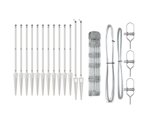 Žogs 0.8X50 M Cinkots Tērauds Vidaxl