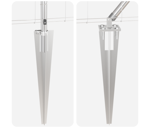 Žogs 1X50 M Cinkots Tērauds Vidaxl