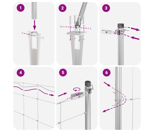 Žogs 1X50 M Cinkots Tērauds Vidaxl