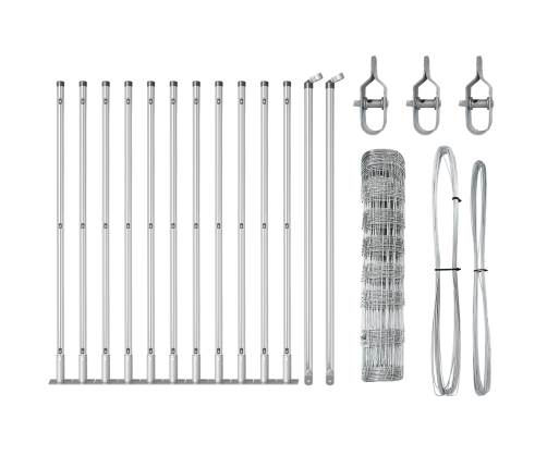 Žogs 0.8X25 M Cinkots Tērauds Vidaxl