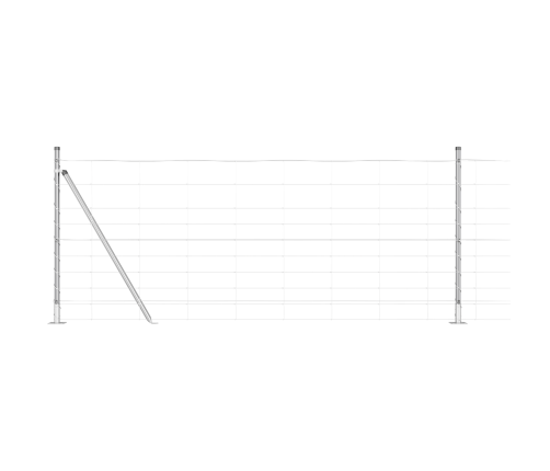 Žogs 1X25 M Cinkots Tērauds Vidaxl