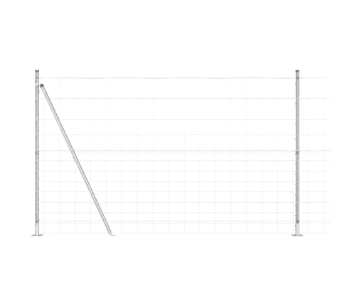 Žogs 1.5X50 M Cinkota Tērauda Vidaxl