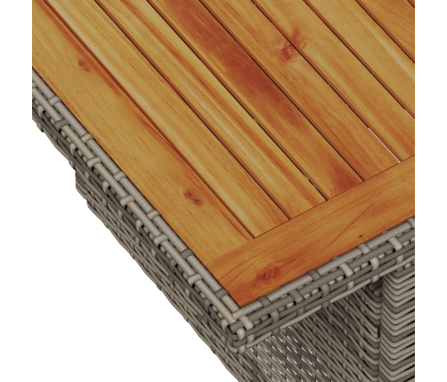 11 Gabalu Dārza Dīvānu Komplekts Ar Spilveniem Pelēkā Rotangpalmas Vidaxl