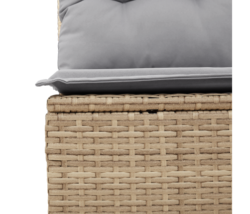 12 Daļu Dārza Dīvānu Komplekts Ar Spilveniem Bēšs Poli Rotangpalma Akācija Vidaxl