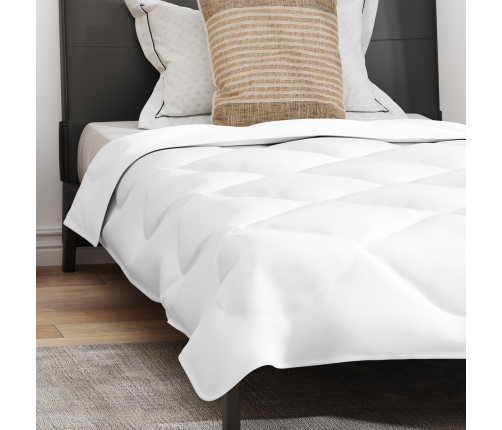 Vasaras Segas Ar Spilvenu 2 Pcs Balta 140 X 220 Cm Mikrošķiedra Vidaxl