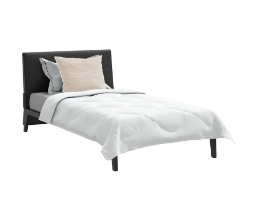 Visu Sezonu Segas Cits Ar Spilvenu Balts 135 X 220 Cm Mikrošķiedra Vidaxl