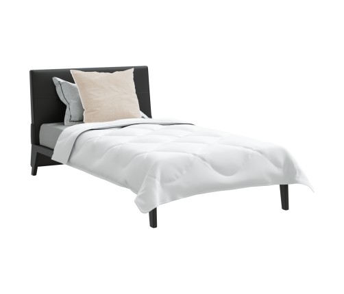 Visu Sezonu Segas Ar Spilvenu Balts 140 X 200 Cm Mikrošķiedra Vidaxl