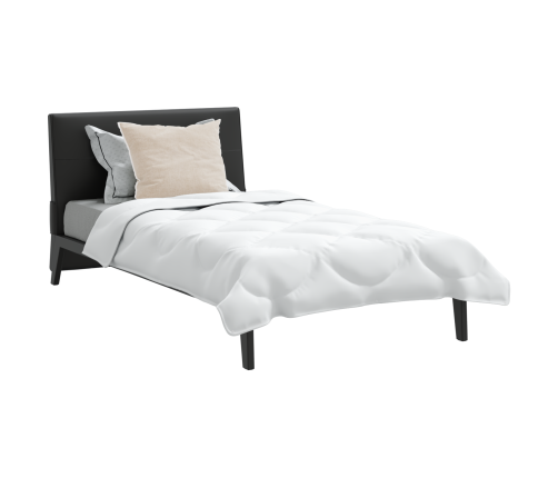 2-In-1 Segu Ar Spilvenu 2 Pcs Balta 135 X 200 Cm Mikrošķiedra Vidaxl