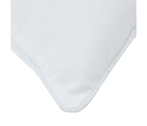 2-In-1 Segu Ar Spilvenu 2 Pcs Balta 140 X 200 Cm Mikrošķiedra Vidaxl