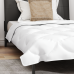 2-In-1 Segu Ar Spilvenu 2 Pcs Balta 140 X 200 Cm Mikrošķiedra Vidaxl