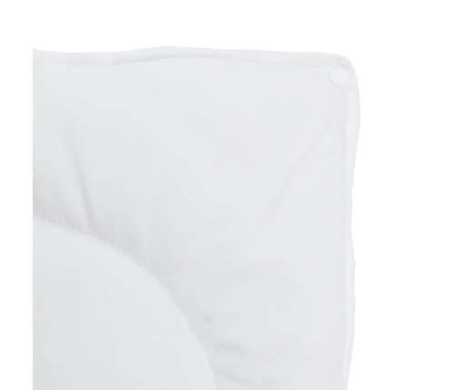 2-In-1 Segu Ar Spilvenu 2 Pcs Balta 155 X 200 Cm Mikrošķiedra Vidaxl