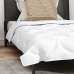 2-In-1 Segu Ar Spilvenu 2 Pcs Balta 140 X 220 Cm Mikrošķiedra Vidaxl